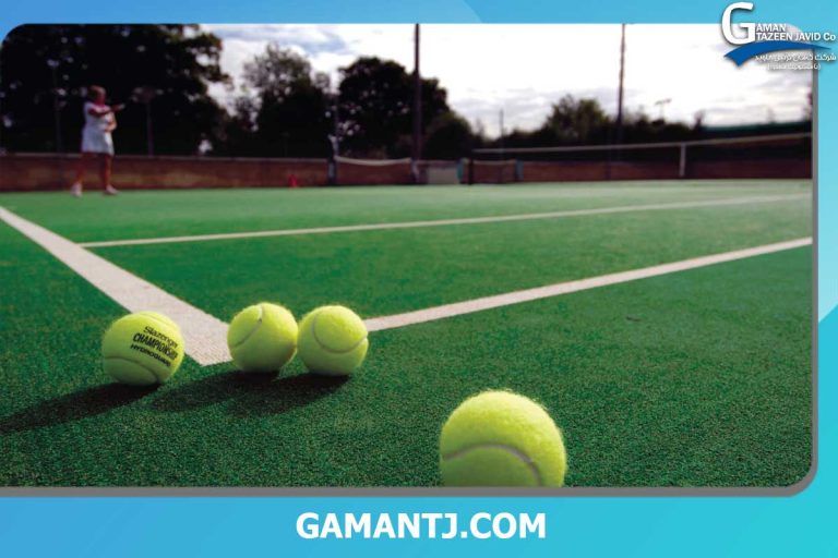 نگهداری از چمن مصنوعی تنیس