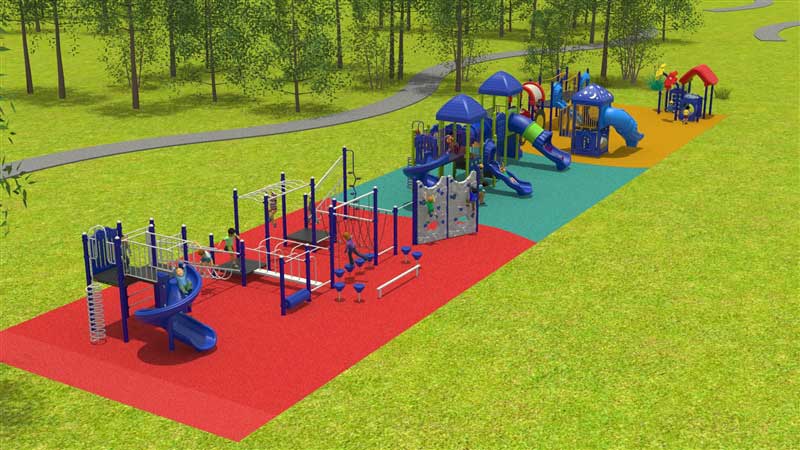 چمن مصنوعی مراکز تفریحی چیست و چه ویژگی هایی دارد؟ 1 playground equipment