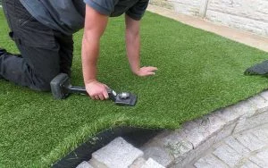 نصب چمن مصنوعی روی بتن