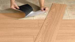کفپوش برچسبی وینیل
