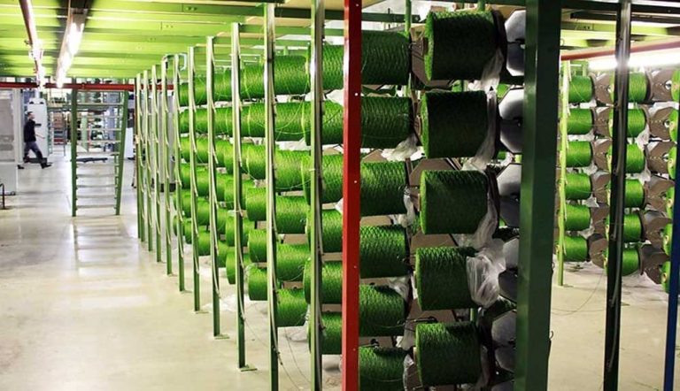 فرایند تولید چمن مصنوعی