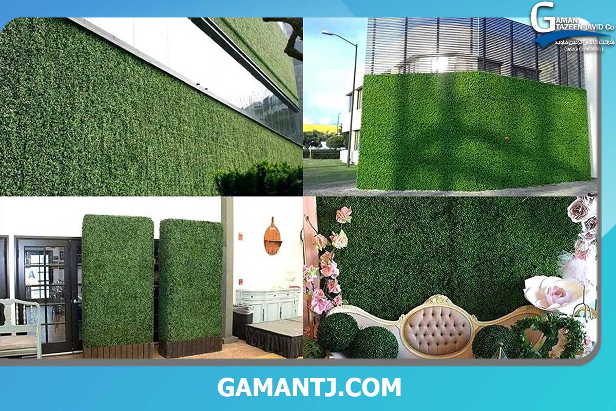 ایده های طراحی با چمن مصنوعی دیواری 1 خرید چمن مصنوعی دیواری