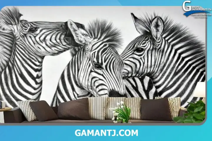 پوستر دیواری با طرح حیوانات