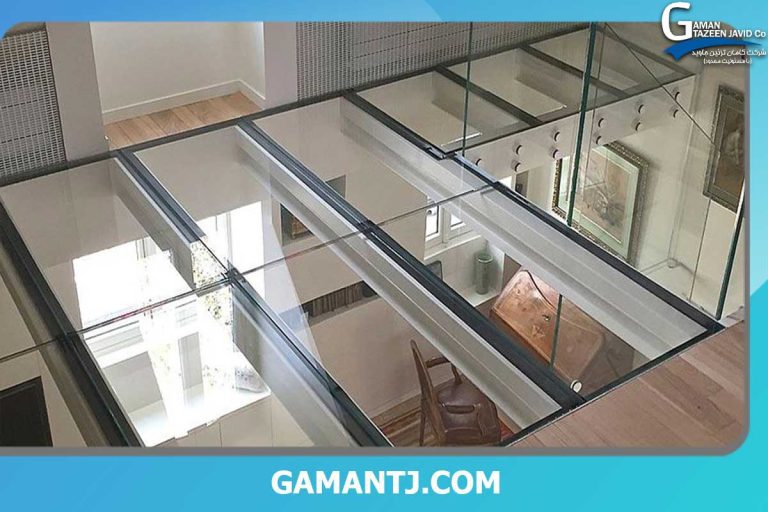 کفپوش شیشه ای