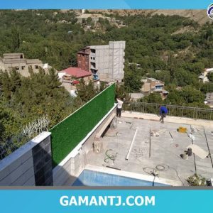 پروژه فنس چمنی در لواسان برای آقای تهرانی