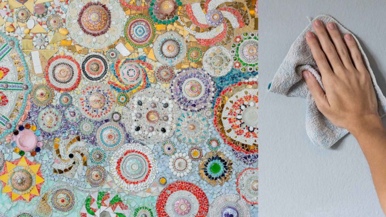 Washing wall posters