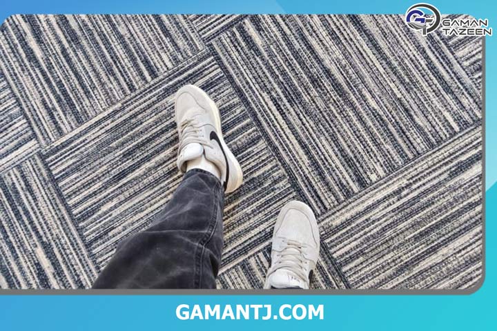موکت تایل اداری اجرا شده در منزل آقای کوچک زاده سعادت آباد