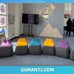 موکت تایل اجرا شده در کتابخانه مرکزی خرم آباد