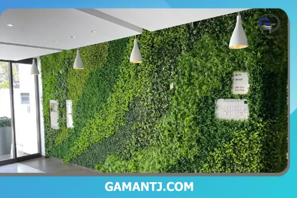 انواع تایل‌های دیوار سبز مصنوعی قابل اجرا در منزل