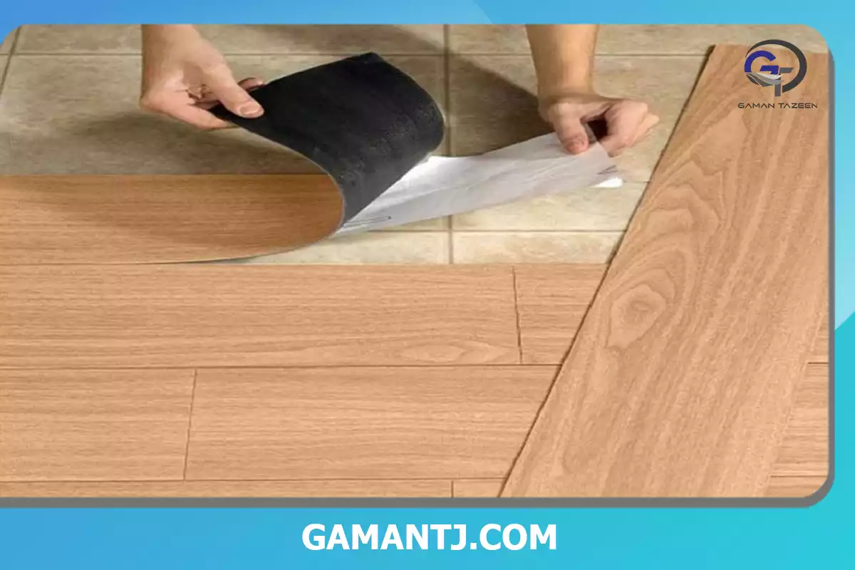کفپوش چسبی سرویس بهداشتی