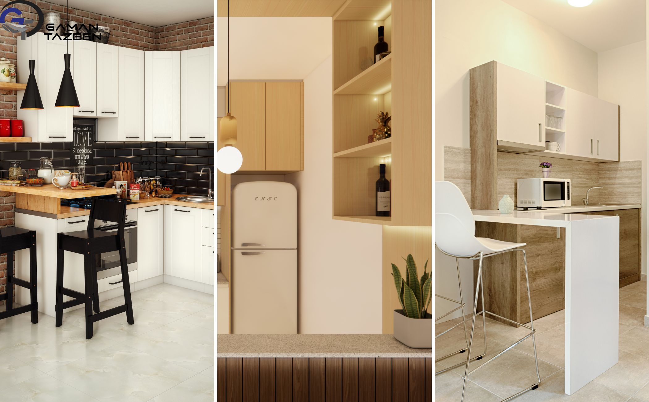 دیزاین آشپزخانه کوچک