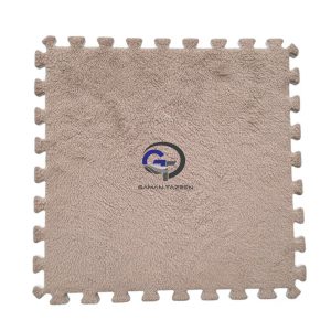 موکت پازلی نسکافه ای| کفپوش پازلی رنگ نسکافه ای