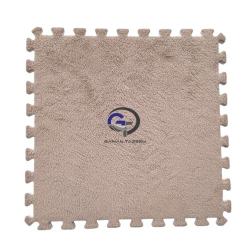 Beige-final موکت پازلی نسکافه ای| کفپوش پازلی رنگ نسکافه ای