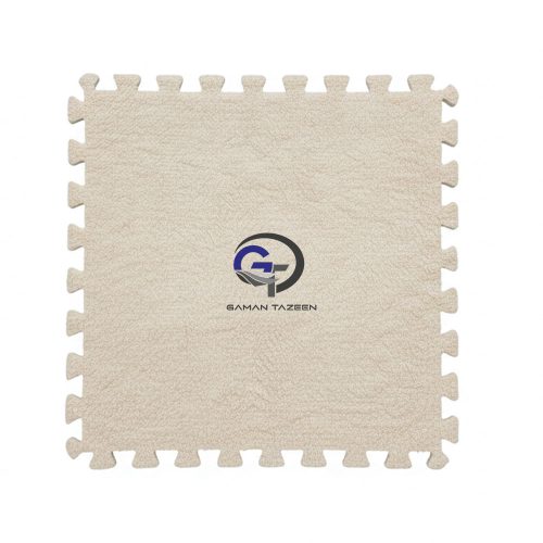 موکت پازلی کرم| کفپوش پازلی رنگ کرم