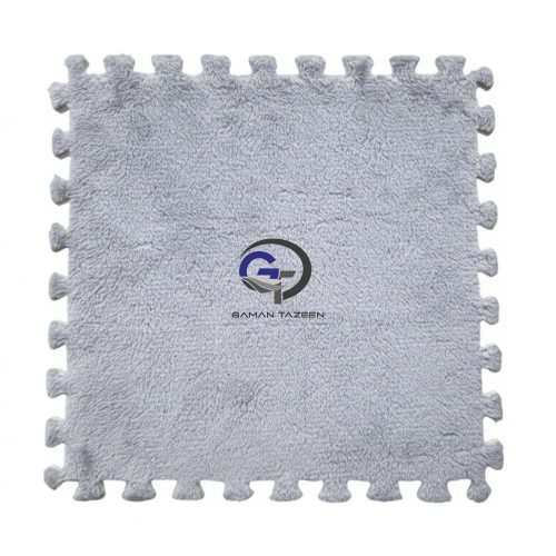 موکت پازلی طوسی| کفپوش پازلی رنگ طوسی