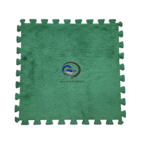 موکت پازلی سبز| کفپوش پازلی رنگ سبز