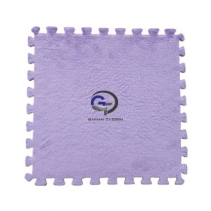 موکت پازلی یاسی| کفپوش پازلی رنگ یاسی