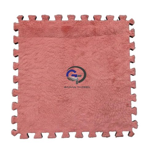 موکت پازلی صورتی| کفپوش پازلی رنگ صورتی