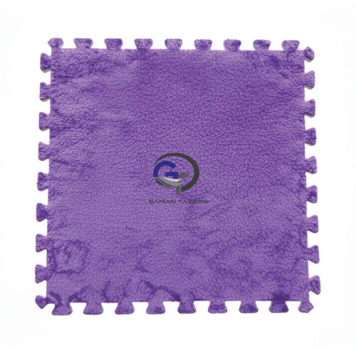 موکت پازلی بنفش| کفپوش پازلی رنگ بنفش