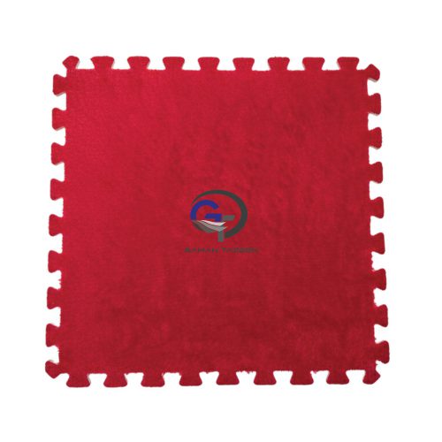 موکت پازلی قرمز| کفپوش پازلی رنگ قرمز