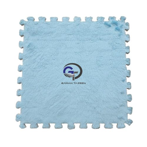 موکت پازلی آبی| کفپوش پازلی رنگ آبی