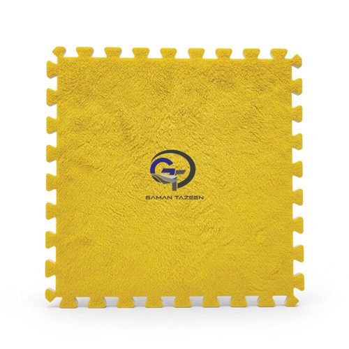 موکت پازلی زرد| کفپوش پازلی رنگ زرد