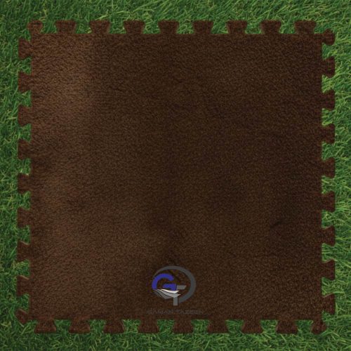 موکت تایل مسکونی قهوه ای تیره