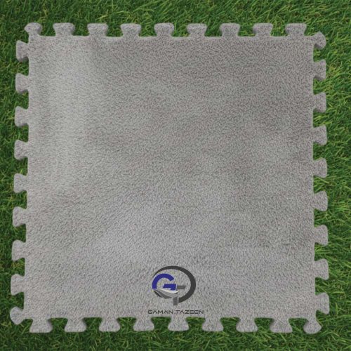 موکت تایل مسکونی طوسی روشن(موشی)