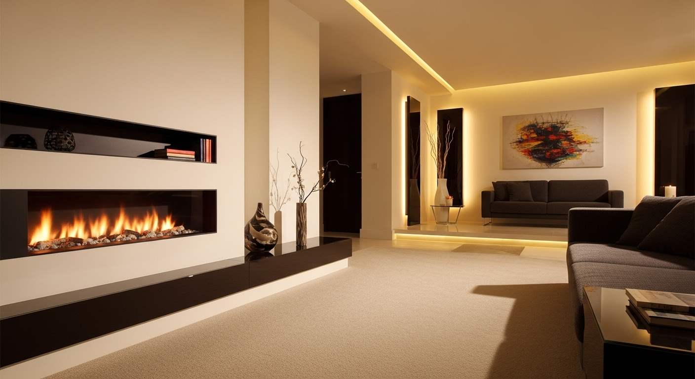 نورپردازی کف پذیرایی