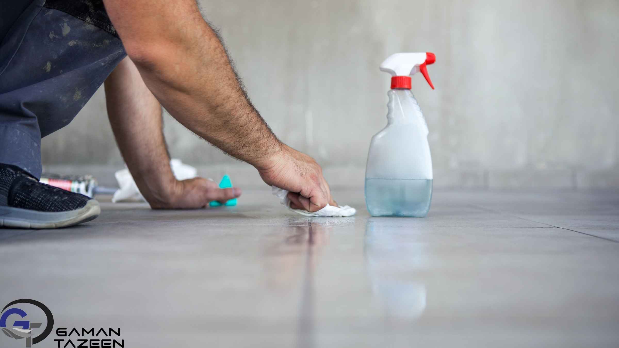 تمیز کردن چسب از روی سرامیک