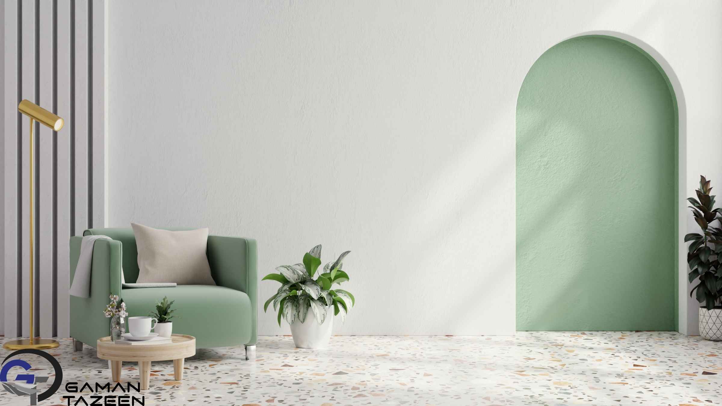 مکمل رنگ سبز در دکوراسیون