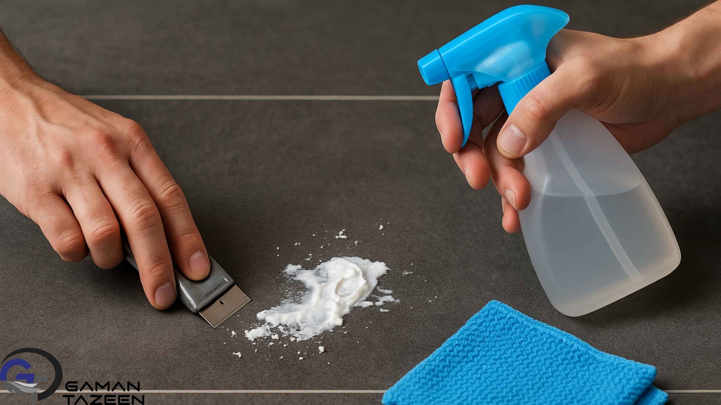 نکات تمیز کردن چسب از روی سرامیک