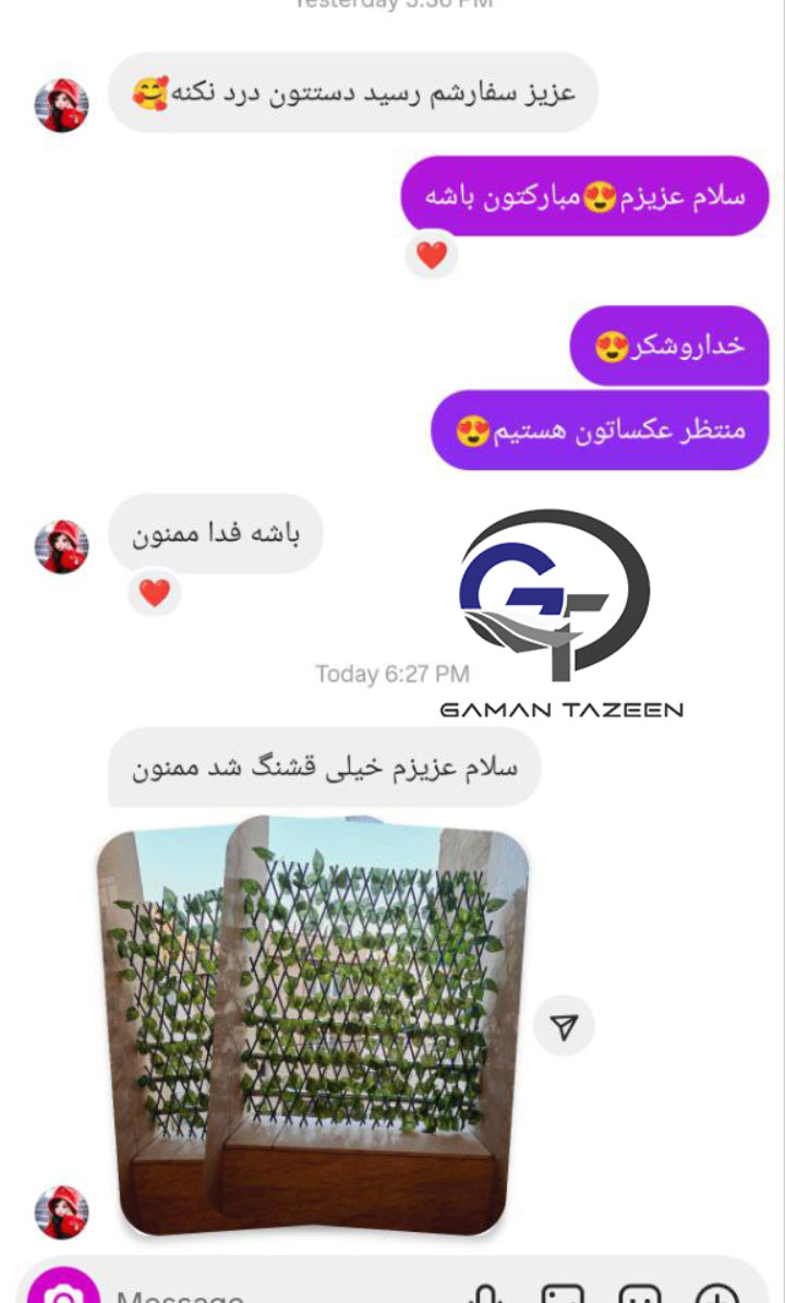 پنل آکاردؤنی تراکم استاندارد خانم قلیزاده از تهران 3 gholi2