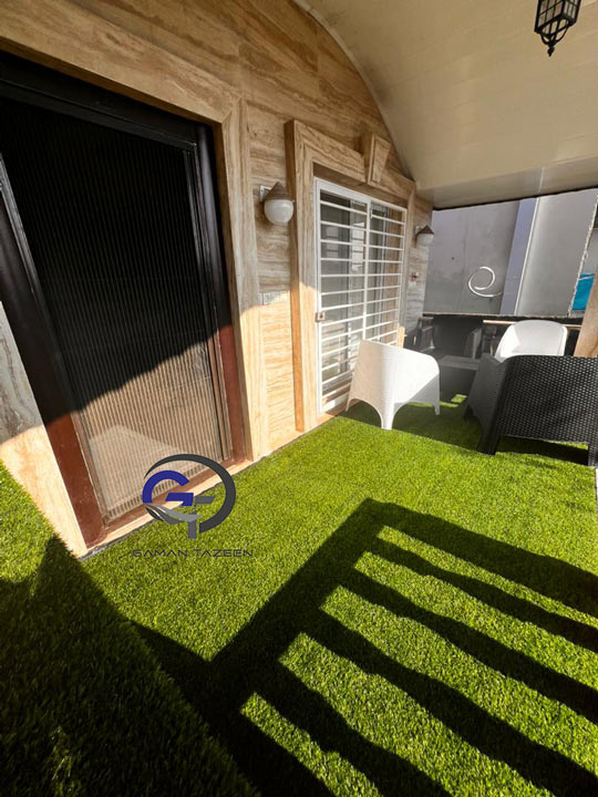 چمن مصنوعی خانم امینی عزیز از مازندران متل قو 3 amini2