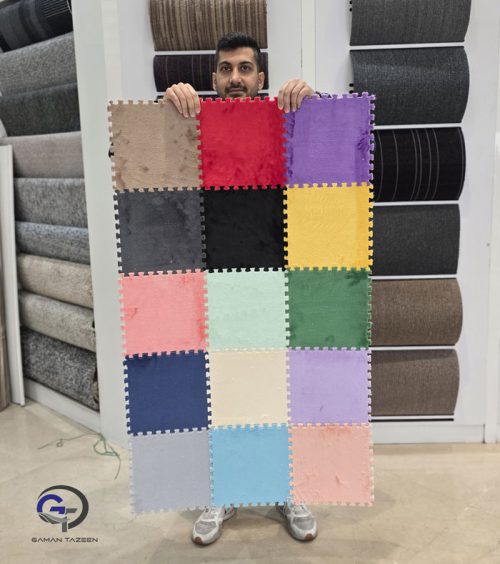 All-pazel موکت پازلی همه رنگ ها