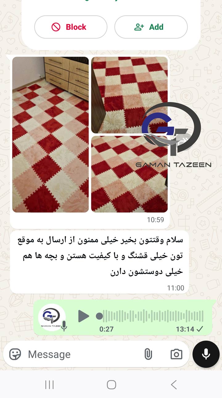 موکت تایلی خانم عادله محسنی 3 mohseni2